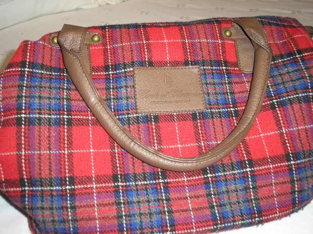 Plaid bag