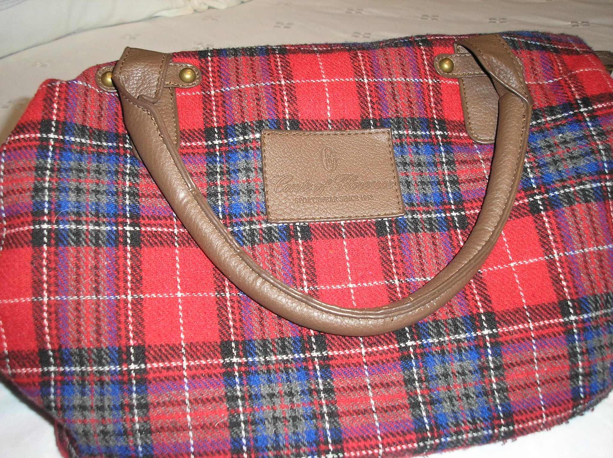 Plaid bag