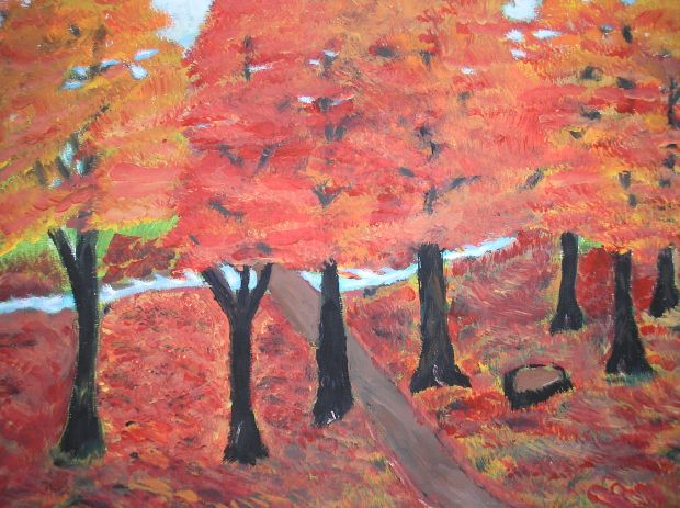 October Trees - AMc -2014