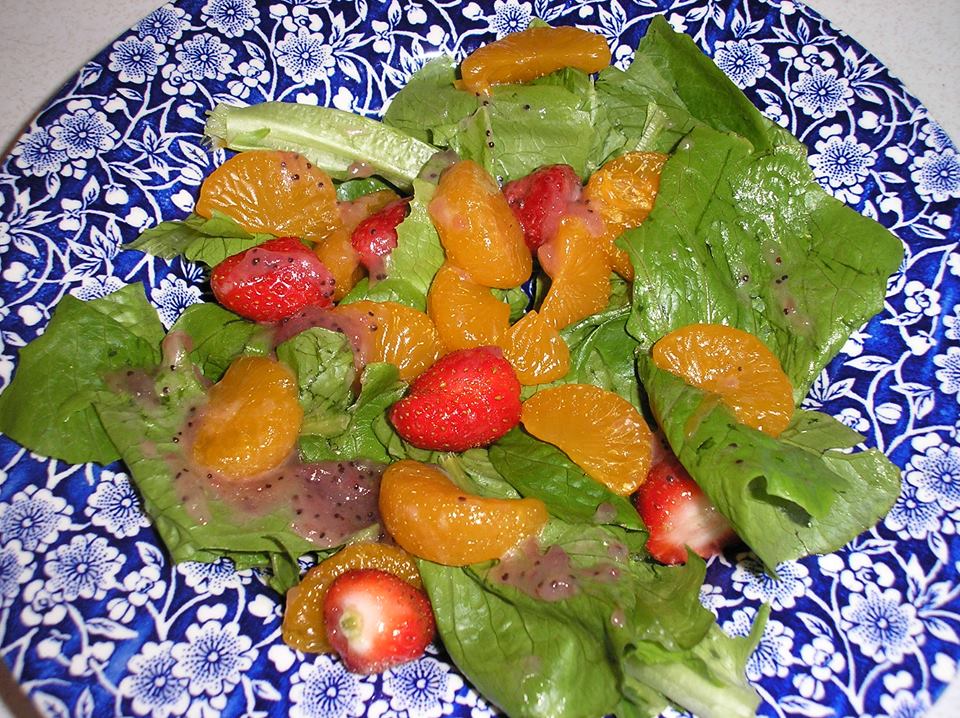 salad on plate
