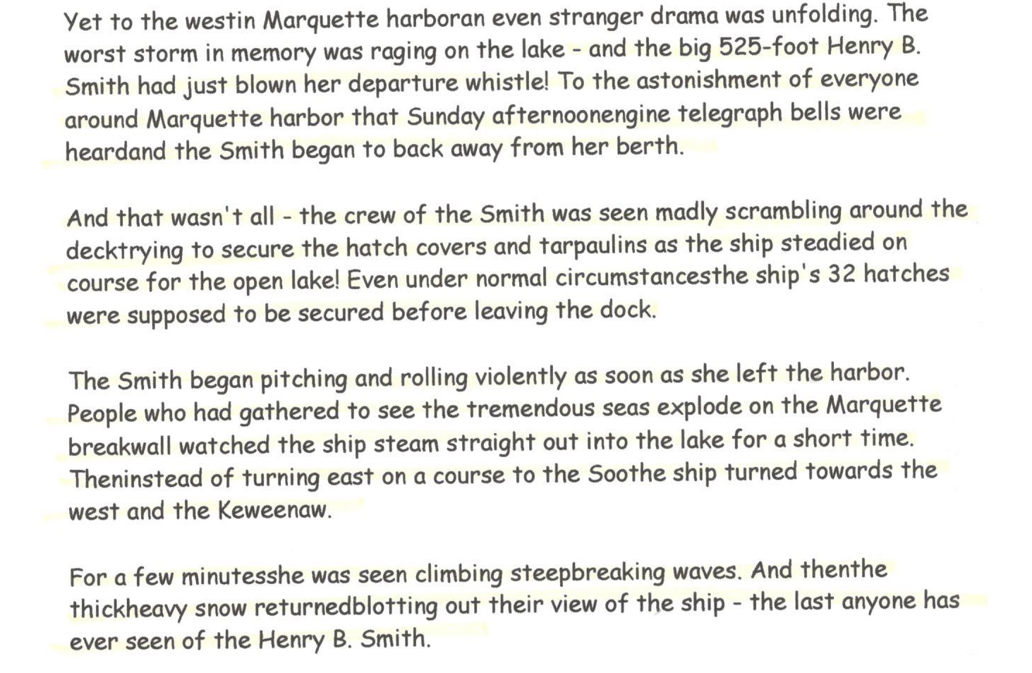 Henry B Smith document two (2)