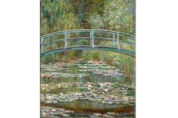 Bridge-over-a-Pond-of-Water-Lilies - Monet