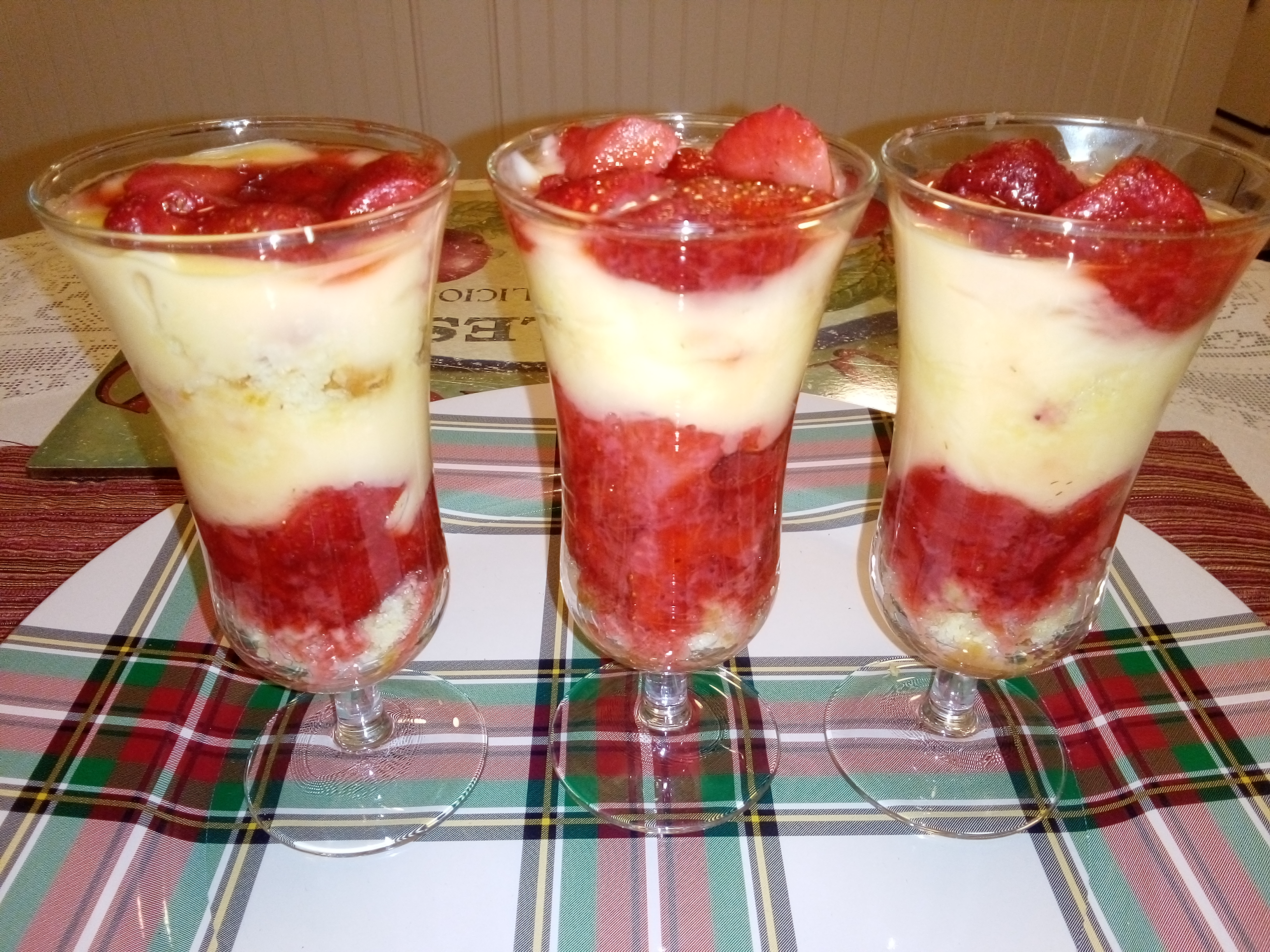 Strawberry trifle