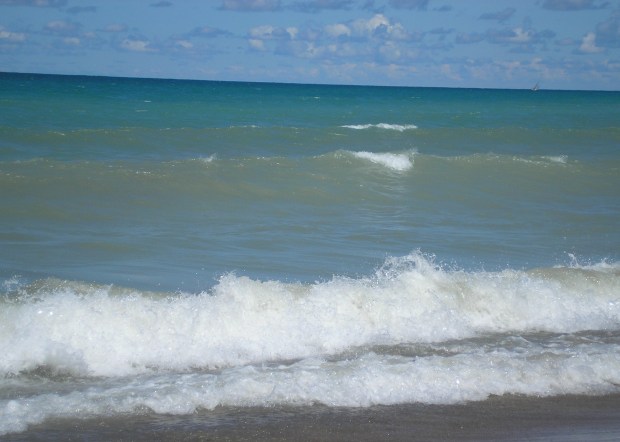 Beach Waves on the water